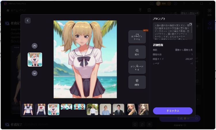 Ani新衣装ai生成