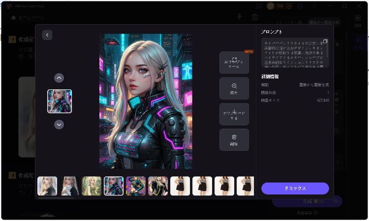 サイバーパンク風