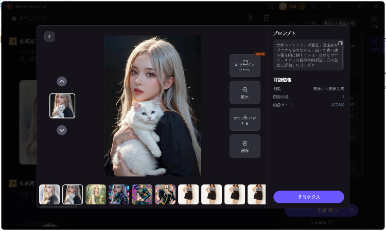画像の内容を自然に修正