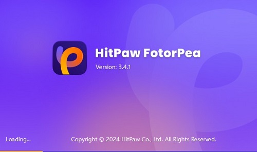 HitPaw FotorPeaを起動