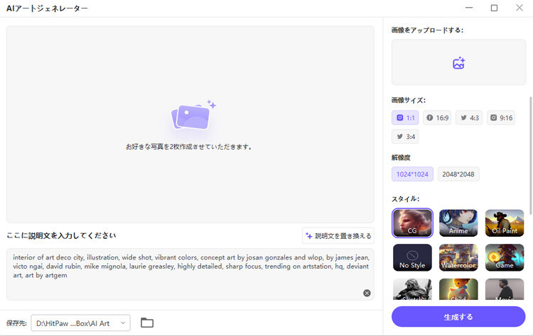 AIアートジェネレーターを選ぶ
