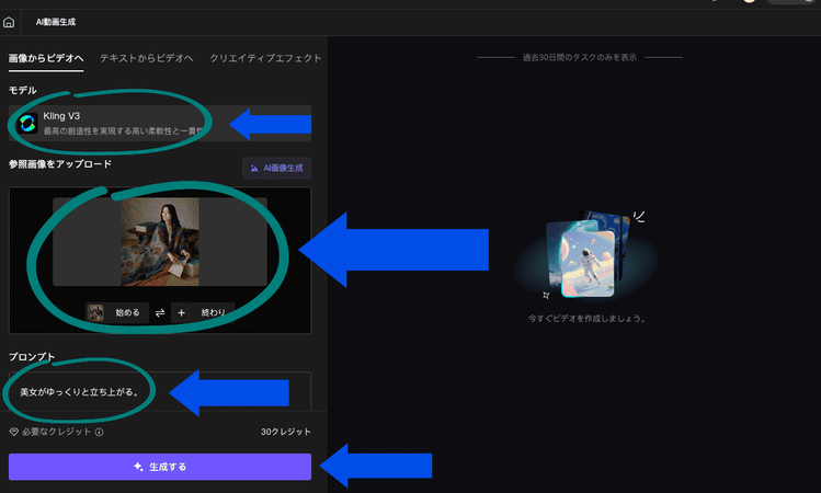 歴史上の美女を現代に蘇るステップ１