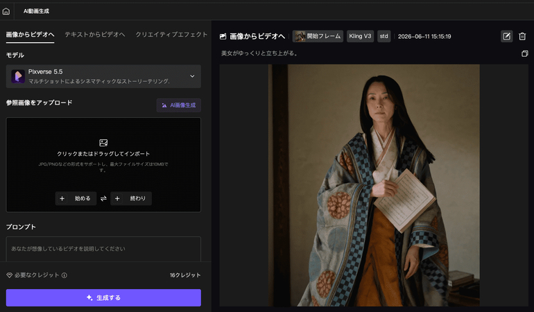 歴史上の美女を現代に蘇るステップ2