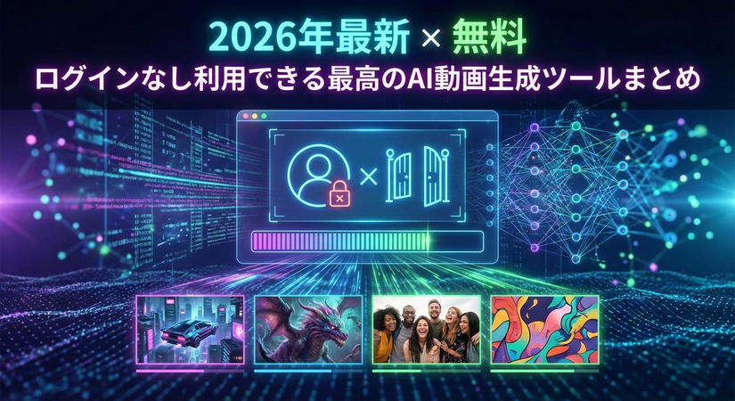 無料動画生成ツールおすすめ４選