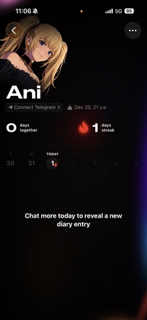 AnimatesをTelegramと連携する方法：ステップ1