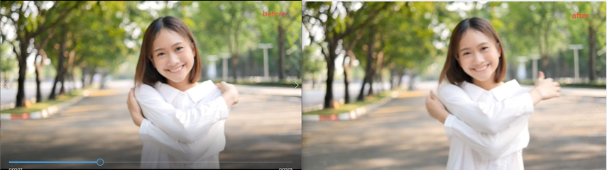 ClipchampのMP4高画質化の画面