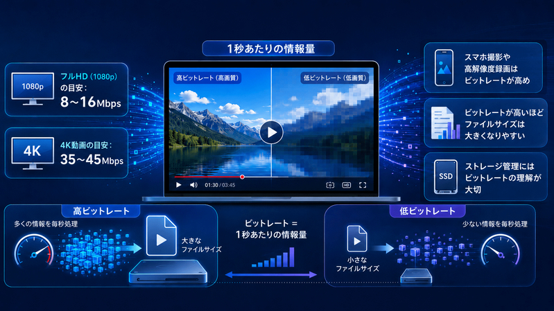 動画のビットレートを下げる方法　トップページ