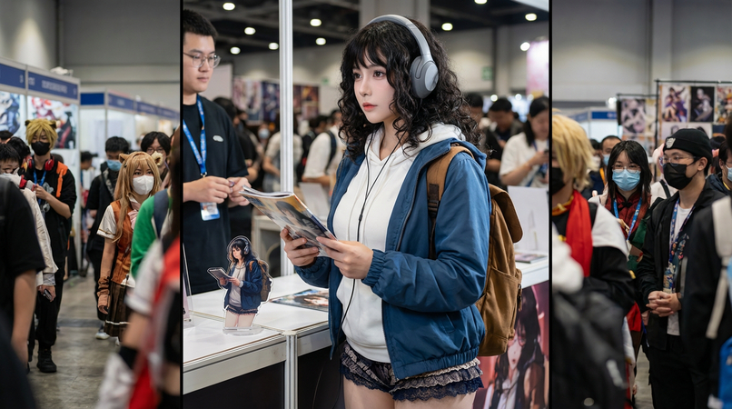 Nano Banana Proキャラシートサンプル