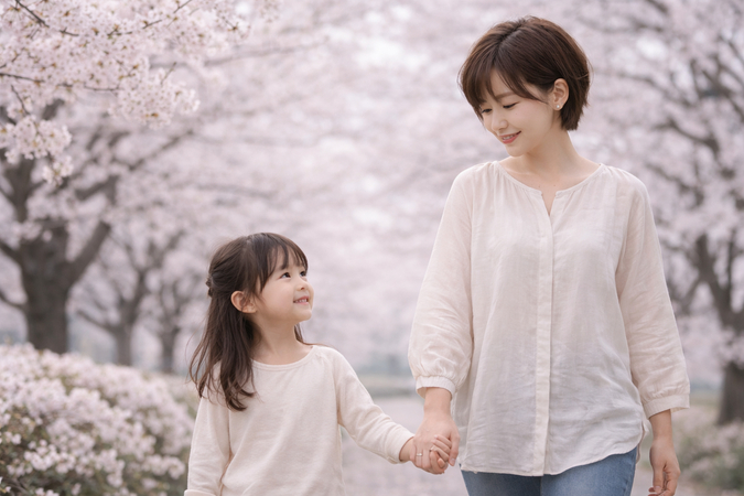 桜ポートレートタイミング3