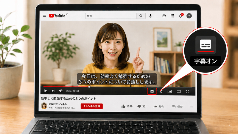 Youtube動画の自動字幕ができない時の解決法　トップページ