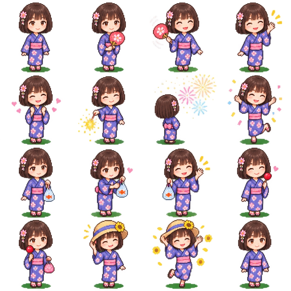 ピクセル風GIF