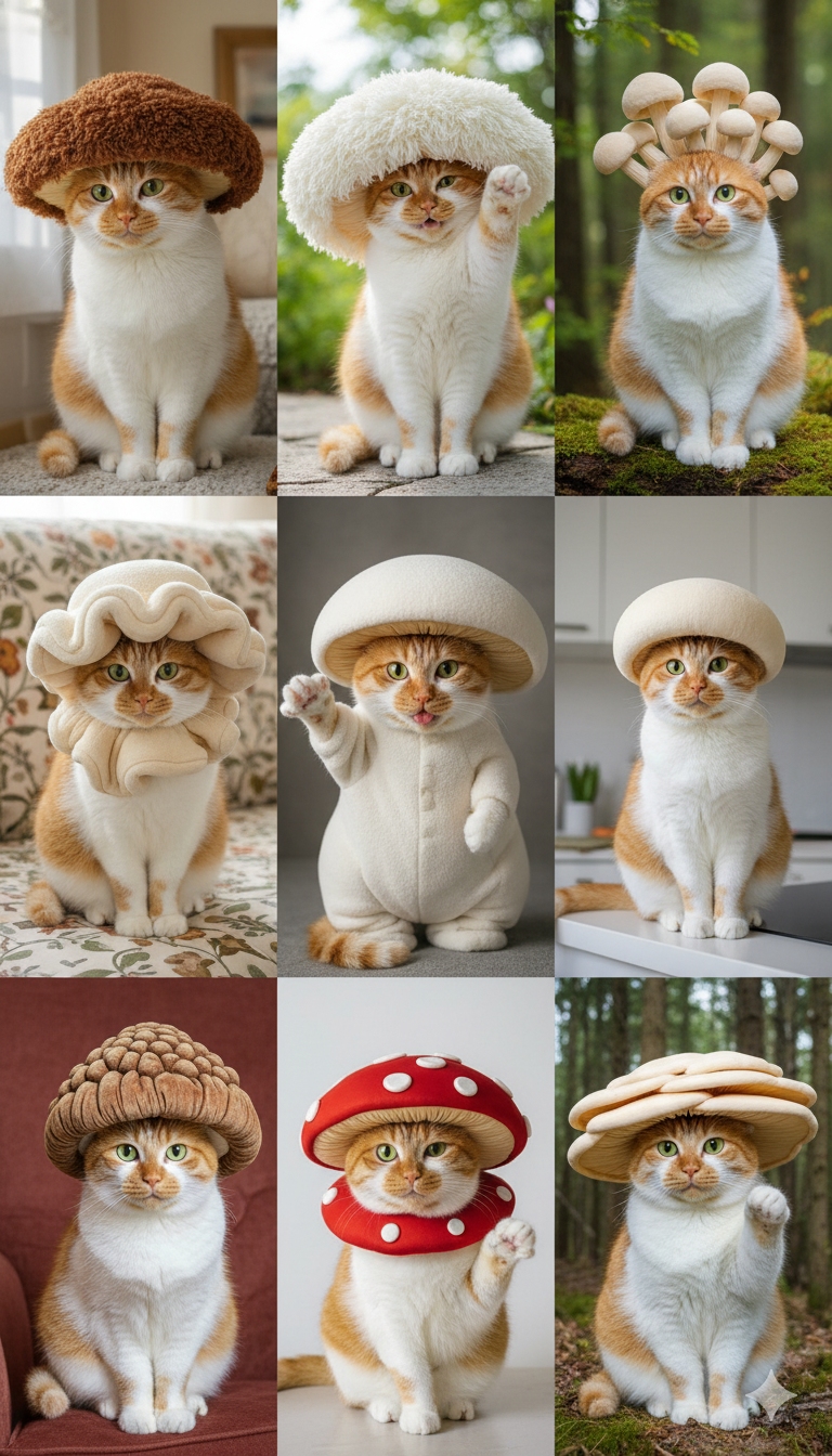 豊富系ーーきのこ種類