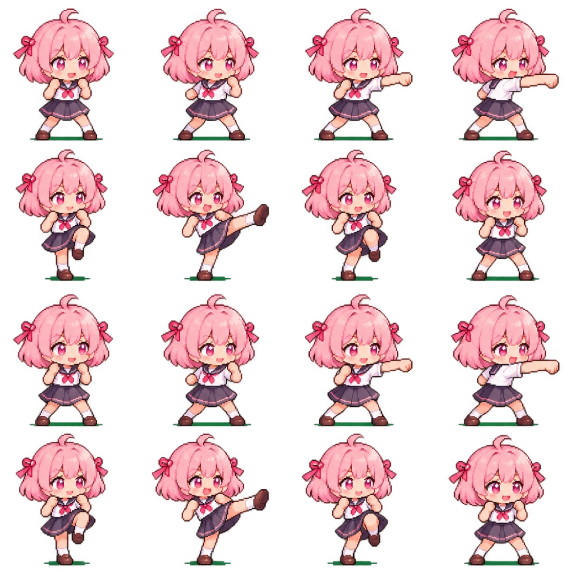 GPT-Image 2.5でスプライトシートGIFを作る方法｜動くLINEスタンプや戦闘アクションも簡単作成