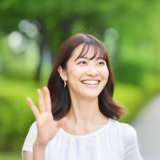 >不自然な手