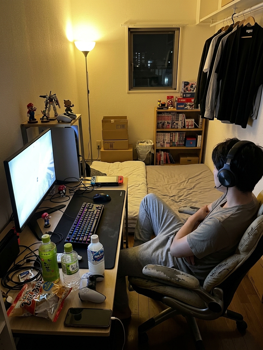 自分の部屋にAI召喚した--男性