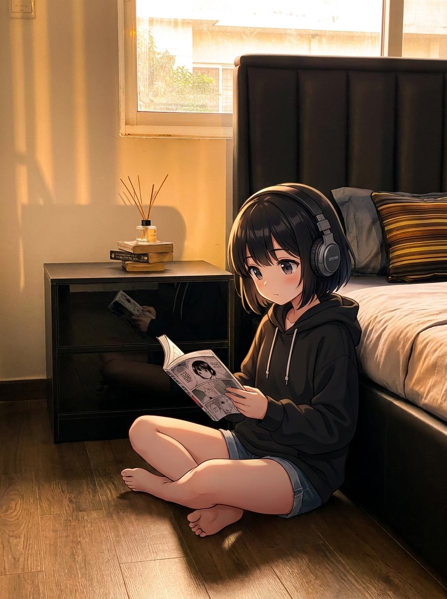 自分の部屋にAI召喚した--アニメ人物