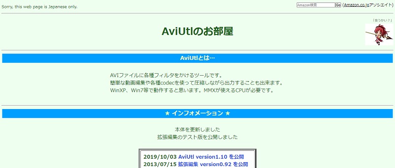 処理前後の動画を拡大する操作画面