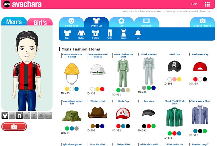 make your own anime character