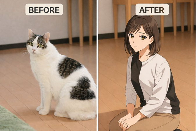 copilotネコ 擬人化