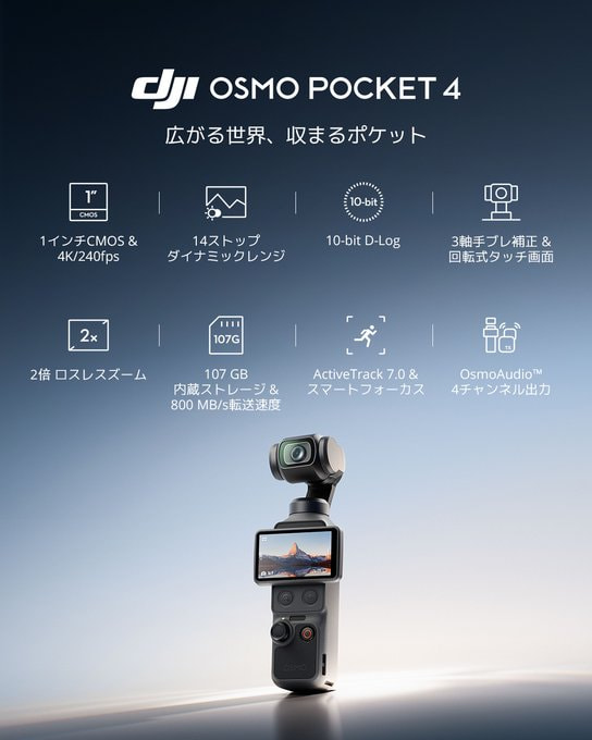 dji-osmo-pocket4スペック