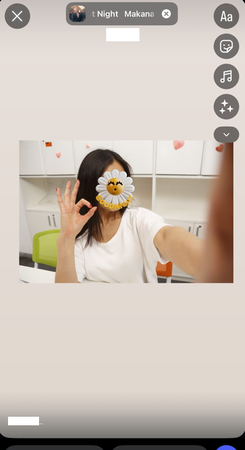 インスタ スタンプ 顔 隠し