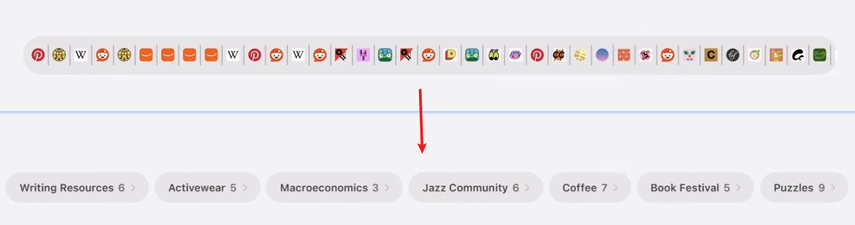 ios 27　タブ自動グループ
