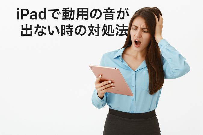 iPadの動画音が出ない
