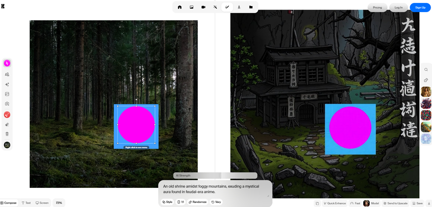anirole 代替ツールKrea AI