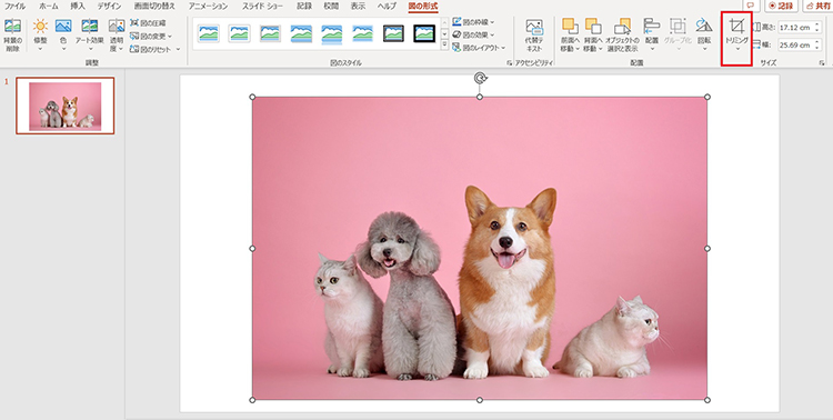 パワーポイント モザイク