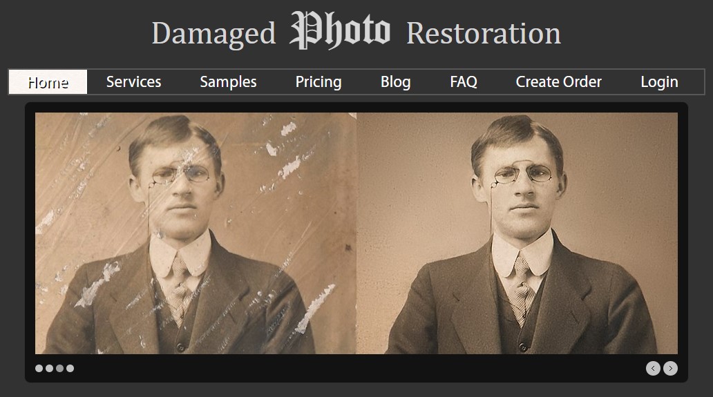 古い写真の修復DamagedPhotoRestoration