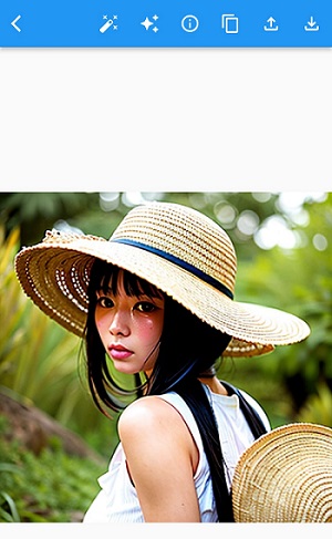 画像生成AIで生成されたAIグラビアを確認