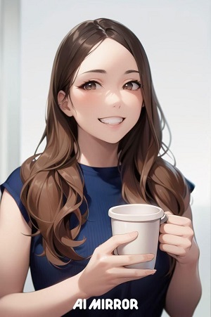 AI Mirrorでアニメに加工した後の写真