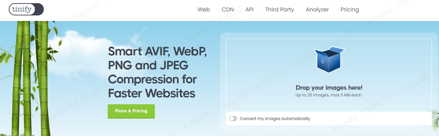 PNG JPEG変換アプリ-TinyPNG