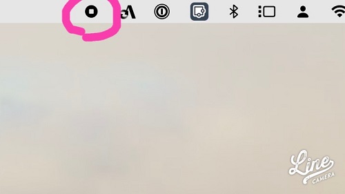 QuickTime Playerで録画開始の画面
