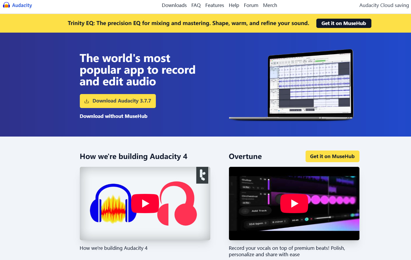 雑音を消すaudacity